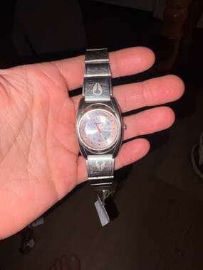 Nixon The Small Don Stainless Steel Women's Watch with Day Date